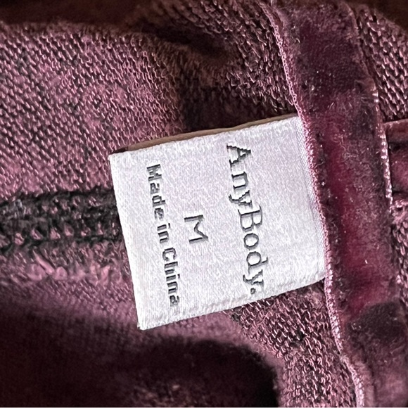 ANYBODY Dolman Long Sleeve Hoodie top!  Size M - Picture 7 of 8